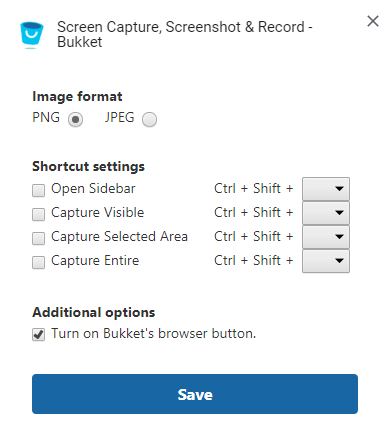 Chụp màn hình web trên Chrome dễ dàng với Bukket