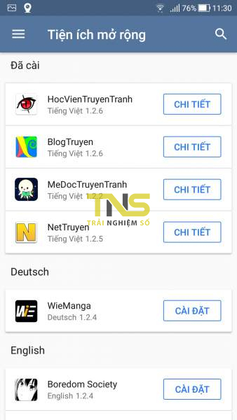 Cách đọc truyện tranh miễn phí trên Android, nhiều nguồn truyện cập nhật