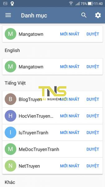 Cách đọc truyện tranh miễn phí trên Android, nhiều nguồn truyện cập nhật