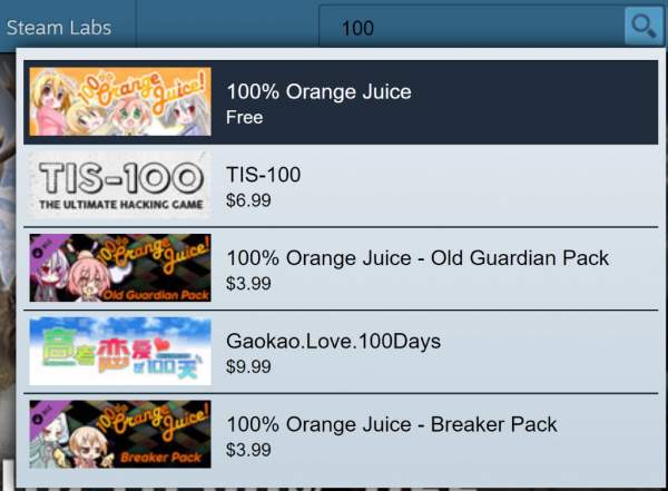 Đang miễn phí 3 game Acceleration of SUGURI 2, 100% Orange Juice và 200% Mixed Juice!