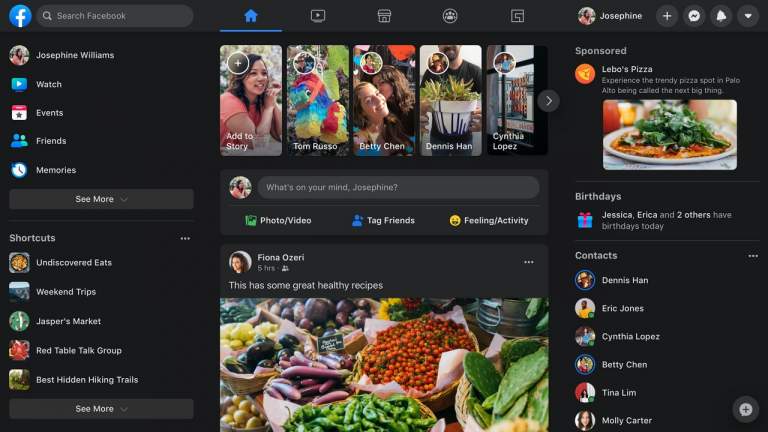 Cách bật chế độ tối (dark mode) trên Facebook máy tính