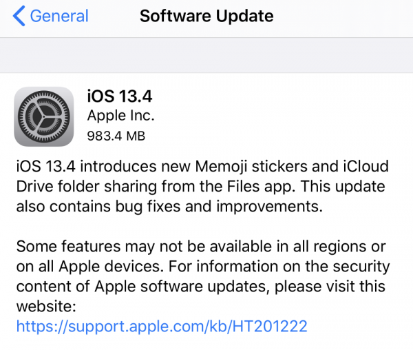 Bản cập nhật Apple iOS 13.4 đang gây ra sự cố nghiêm trọng cho iPhone
