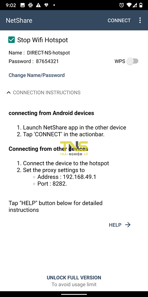 Netshare App Cách sử dụng điện thoại Android để kích sóng Wi-Fi hiệu quả