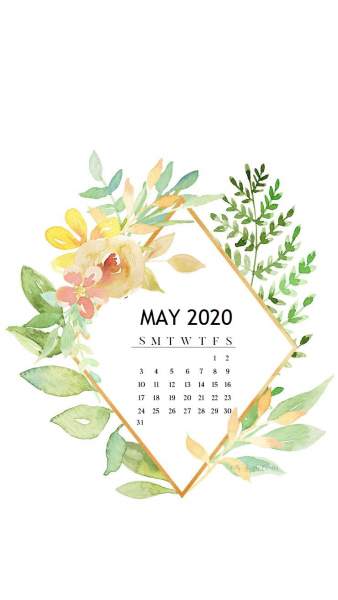 Bộ ảnh nền lịch cho tháng 5-2020