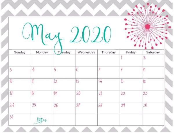 Bộ ảnh nền lịch cho tháng 5-2020