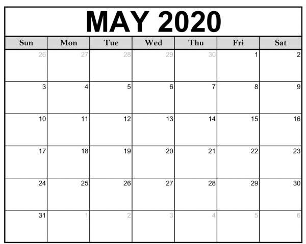Bộ ảnh nền lịch cho tháng 5-2020