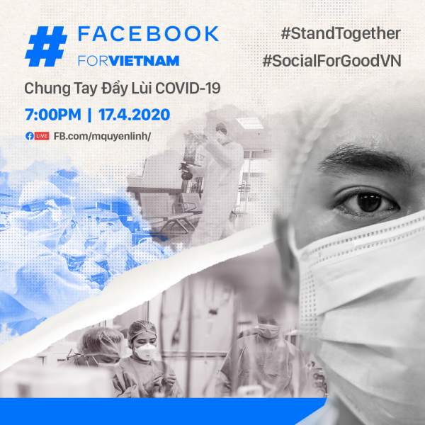 Facebook ra mắt chương trình Livestream chung tay đẩy lùi COVID-19