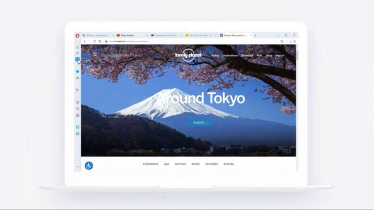 Cách sử dụng tính năng WorkSpace (Không gian làm việc) trên Opera