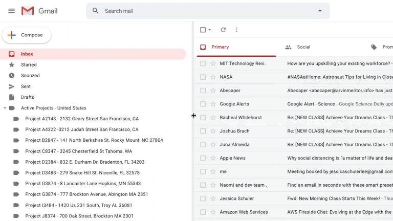 Cách mở rộng không gian thanh sidebar trên Gmail thật dễ