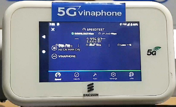 VNPT thử nghiệm VinaPhone 5G đạt tốc độ 2,2Gbps