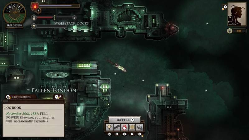 Đánh giá game Sunless Sea: Zubmariner Edition