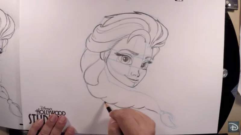Hướng dẫn Cách vẽ Elsa đơn giản Cho bé yêu thích hoàng tử băng giá