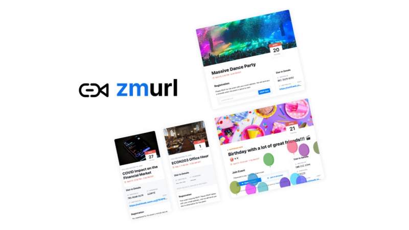 Tạo trang chia sẻ sự kiện phòng họp Zoom lịch sự, văn minh