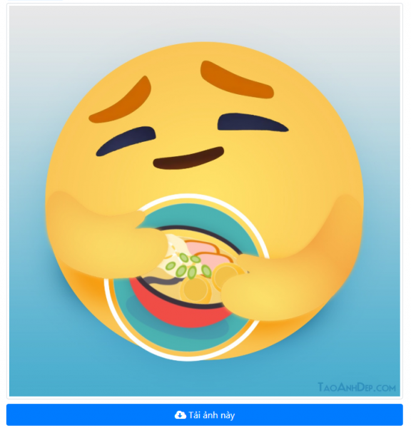Cách chế icon cảm xúc "Thương Thương" của Facebook ôm hình ảnh của bạn