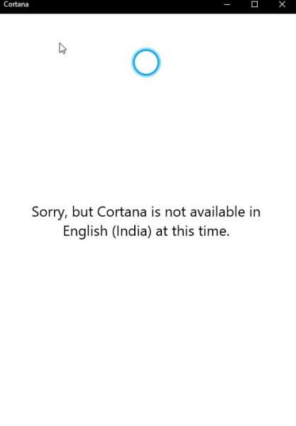 Khắc phục lỗi “Cortana is not available” trên Windows 10 version 2004