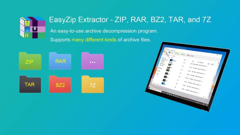 EasyZip Extractor: Ứng dụng nén, giải nén miễn phí tuyệt vời cho Windows 10