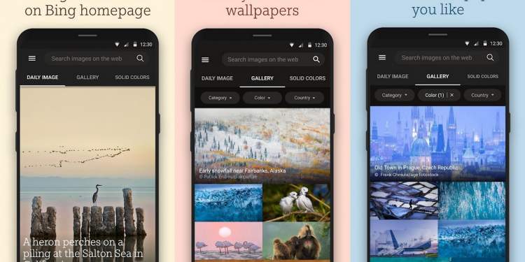 Bing Wallpapers đã có phiên bản dành cho Android