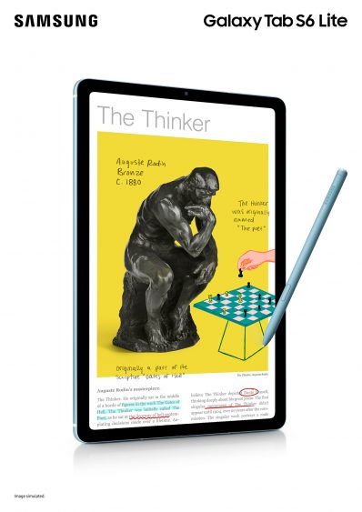 Ra mắt Galaxy Tab S6 Lite với bút S Pen thế hệ mới