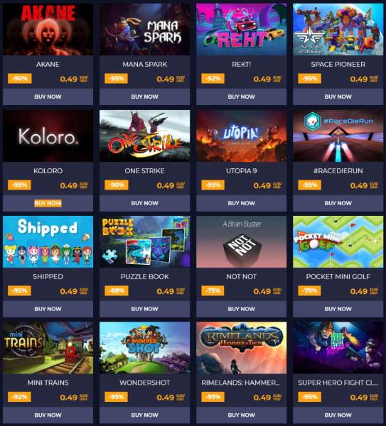 QubicGames 16th Anniversary Sale