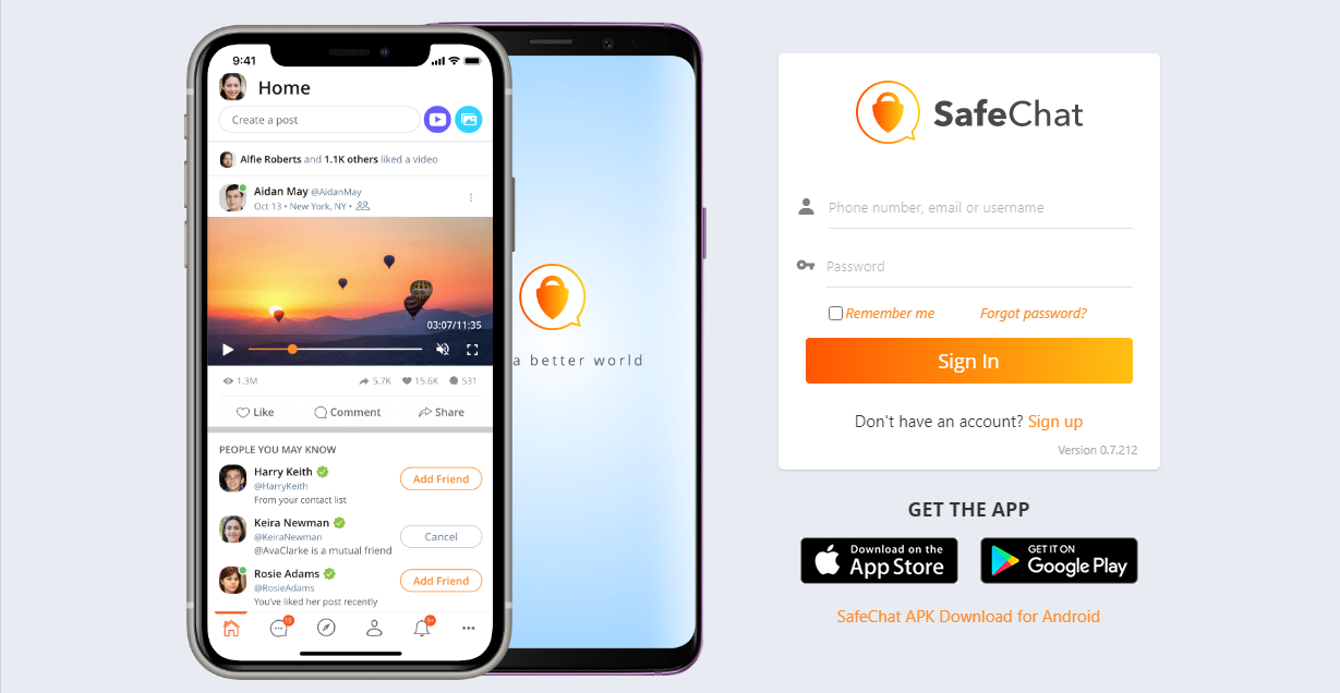 Trải nghiệm SafeChat, mạng xã hội đặt sự an toàn và riêng tư của người dùng lên trên hết