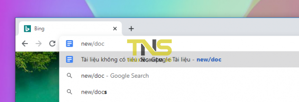 Mở và tạo Google Docs, Google Slides, Google Sheets thông qua phím tắt