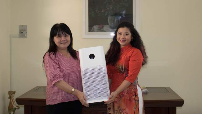 Xiaomi Việt Nam tặng 50 máy lọc không khí cho các trường mầm non tại quận Bình Tân