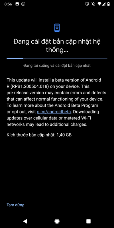 Cách cài đặt Android 11 Beta lên điện thoại Google Pixel