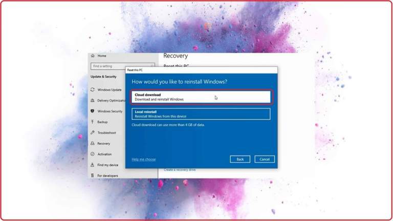 Cách sử dụng Windows 10 Cloud Recovery để thiết lập lại PC