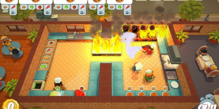 Đang miễn phí game "đại chiến nhà bếp" Overcooked vô cùng hài hước