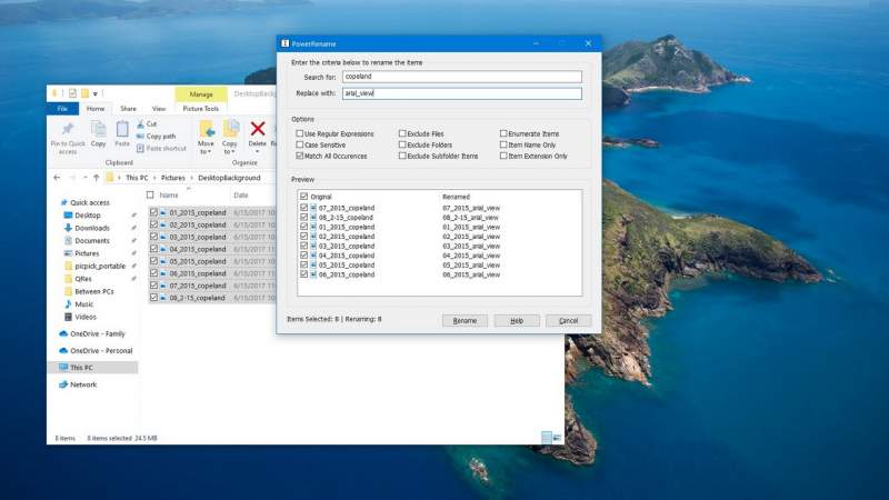 PowerRename – đổi tên hàng loạt file cực nhanh