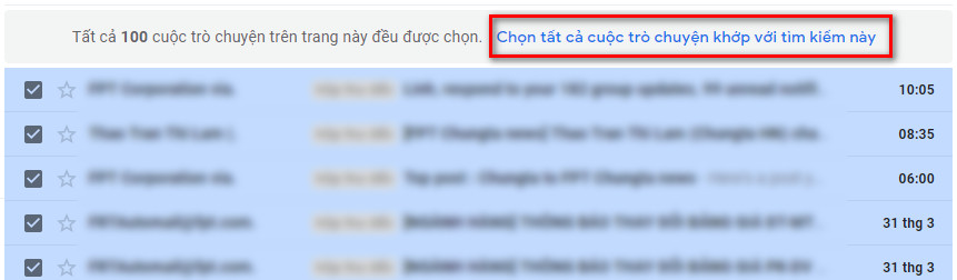 Cách xoá tất cả các email chưa đọc trong Gmail