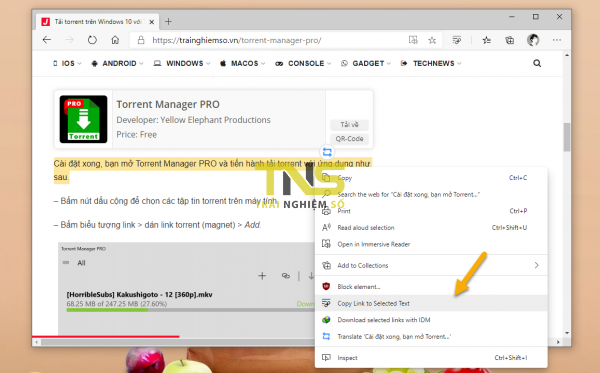 Sử dụng tính năng Scroll to Text Fragment trên Microsoft Edge mà chẳng cần extension của Google