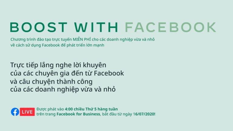 Chương trình đào tạo “Bệ phóng Doanh nghiệp” nâng cao năm 2020 của Facebook có gì mới?