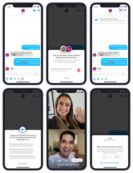 Tinder thử nghiệm tính năng Face To Face Video Chat