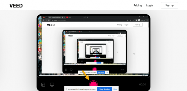 VEED Screen Recorder - Quay màn hình máy tính và chỉnh sửa nhanh