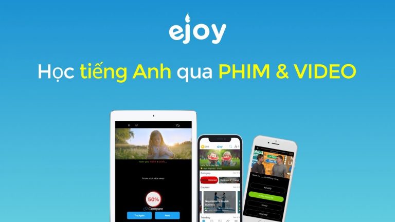 Học tiếng Anh qua video, phim ảnh với eJOY English