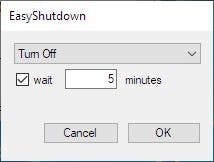 OxyBits EasyShutdown - ứng dụng hẹn giờ tắt máy tính rất hay