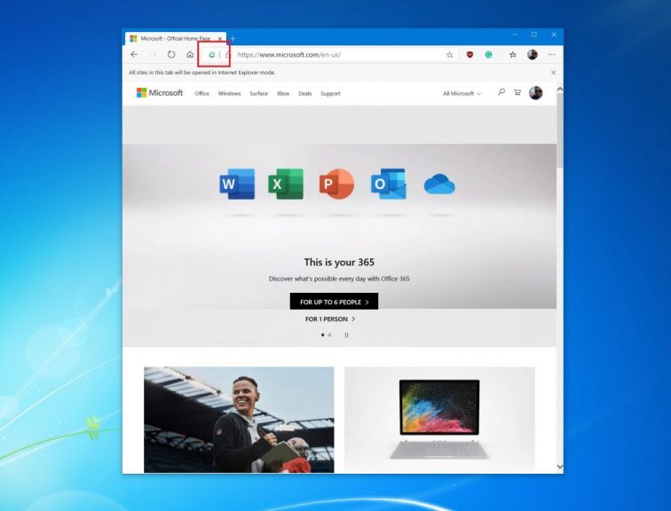 IE Mode trong Microsoft Edge