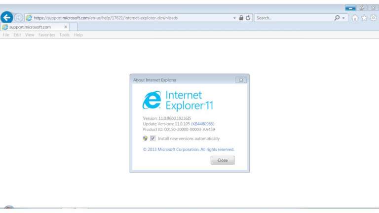 Cách tải Internet Explorer 11 trên Windows 10