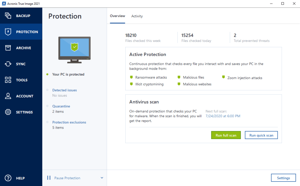 Acronis True Image 2021