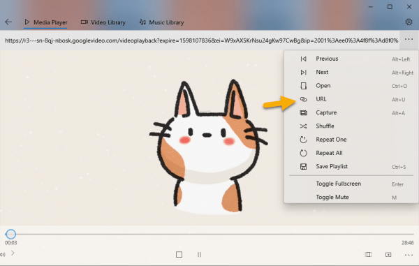 AloePlayer: phần mềm xem video trên Windows 10 có bộ codec của VLC
