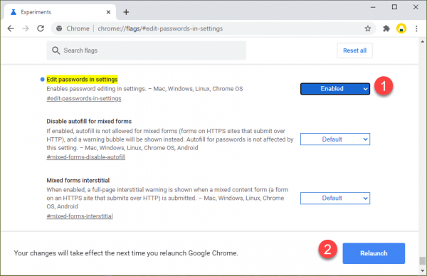 Cách chỉnh sửa mật mã của tài khoản web đã lưu trên Chrome