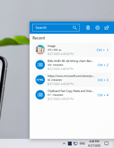 Quản lý và sao lưu nội dung lưu trong clipboard trên Windows 10