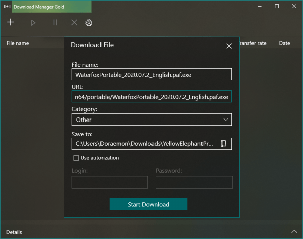 Download Manager Gold: phần mềm download nhanh trên Win 10