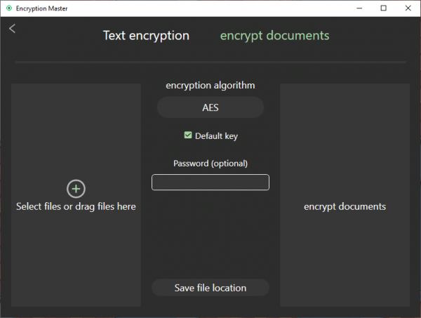 Encryption Master: Mã hóa văn bản, tập tin an toàn với nhiều thuật toán cao cấp
