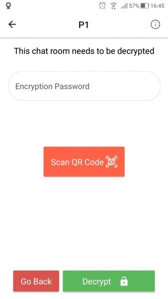 Encryptochat: Tạo phòng trò chuyện riêng tư và chia sẻ mật mã qua mã QR