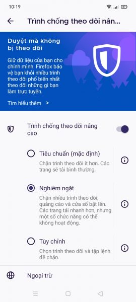 Firefox 79 trên Android rất tuyệt