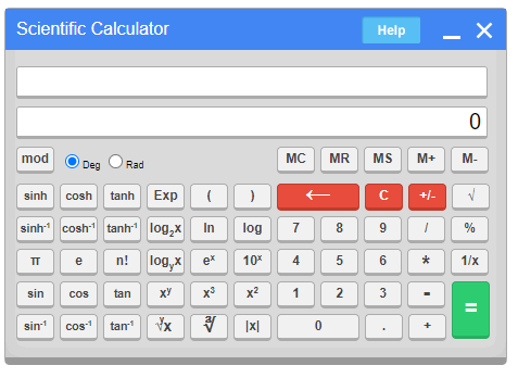 Top 12 tiện ích máy tính online (Calculator)