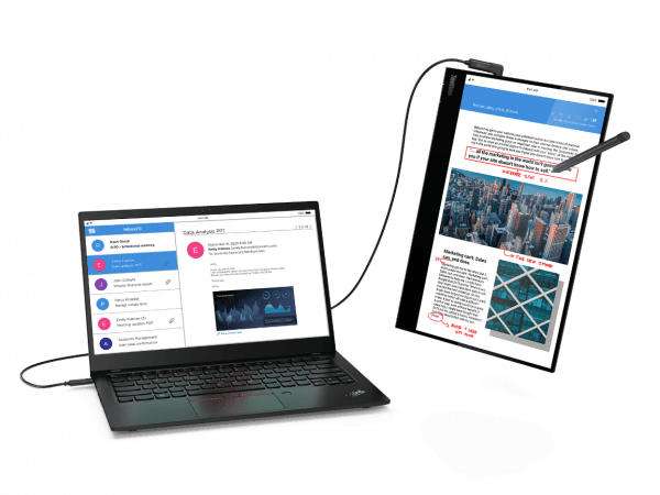 Lenovo giới thiệu màn hình di dộng Lenovo ThinkVision M14t