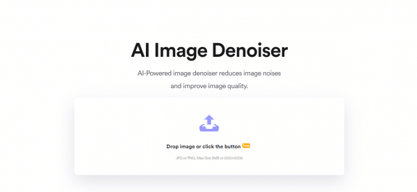 Phóng to ảnh không bị vỡ hạt online bằng AI với AI Image Denoiser
